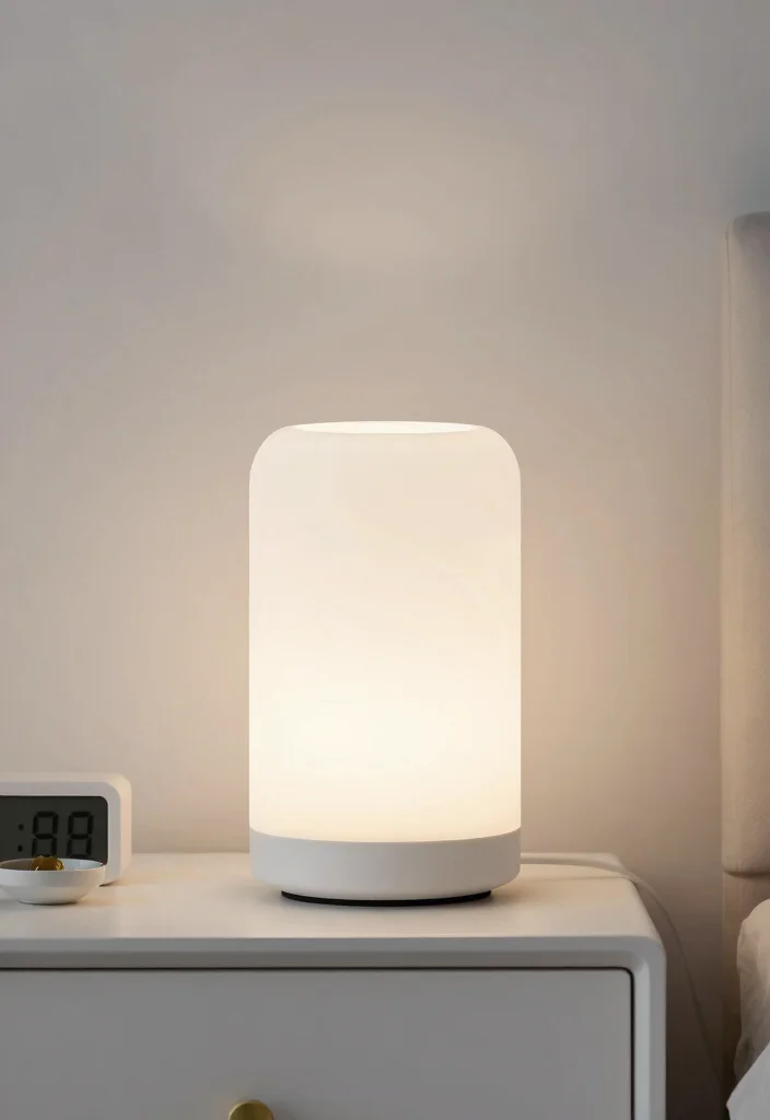 18 Nightstand Lamps Bedroom Modern Ideas That Shine 24 18 Nightstand Lamps Bedroom Modern Ideas That Shine - 4. Minimalist LED Lamp 1