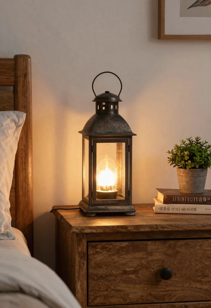 18 Nightstand Lamps Bedroom Modern Ideas That Shine 29 18 Nightstand Lamps Bedroom Modern Ideas That Shine - 9. Lantern-Style Bedside Lamp 1