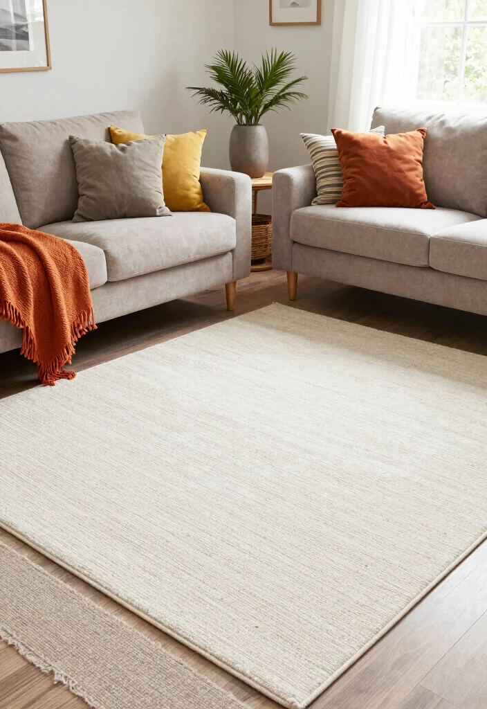 18 Rug on Rug Ideas That Look Designer Styled 43 18 Rug on Rug Ideas That Look Designer Styled - 13. Seasonal Swaps 1