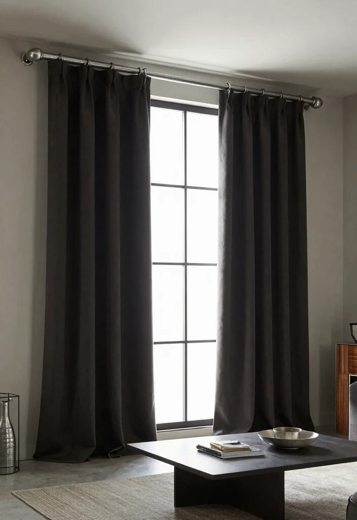 18 Ways to Hang Curtains Ideas That Look Creative 15 18 Ways to Hang Curtains Ideas That Look Creative - 5. Industrial Pipe Curtain Rods 1