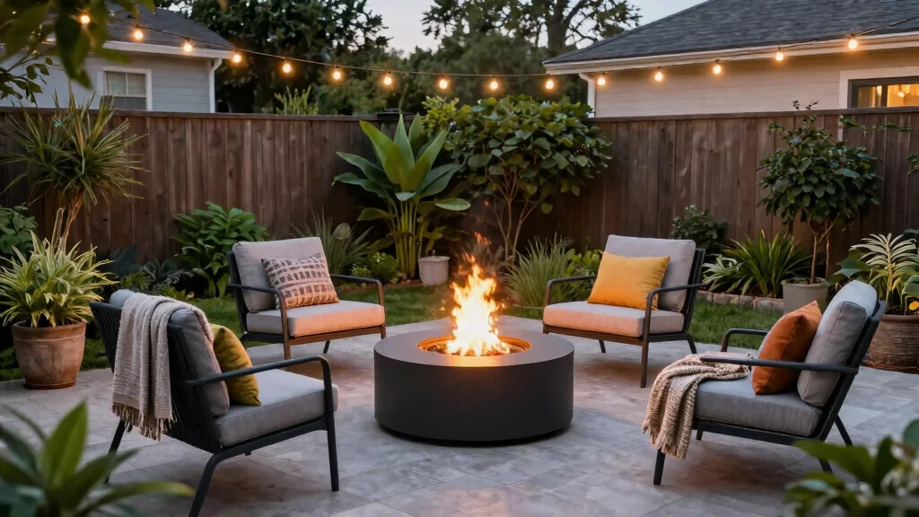 12 Backyard Fire Pit Ideas Lounge Areas for Small Yards
