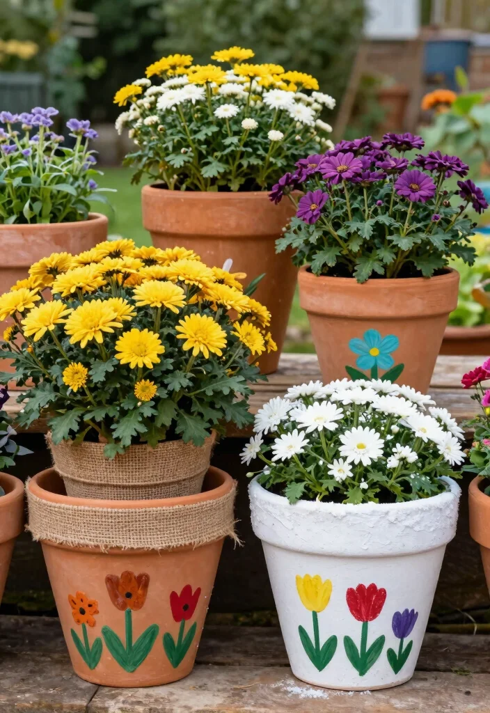 12 Clay Flower Pot Ideas That Drain Well and Don't Crack - 12. Seasonal Decor with Clay Pots: A Year-Round Delight 1