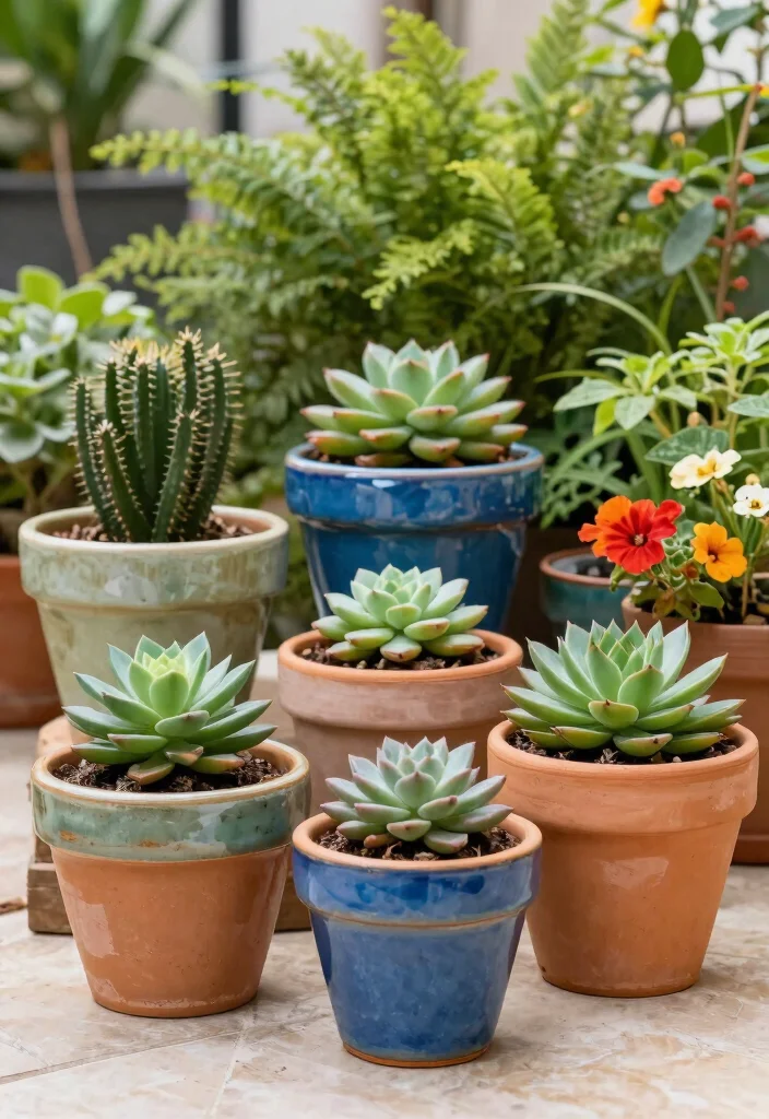 12 Clay Flower Pot Ideas That Drain Well and Don't Crack - 4. Eco-Friendly Glazes: Sustainable Choices 1