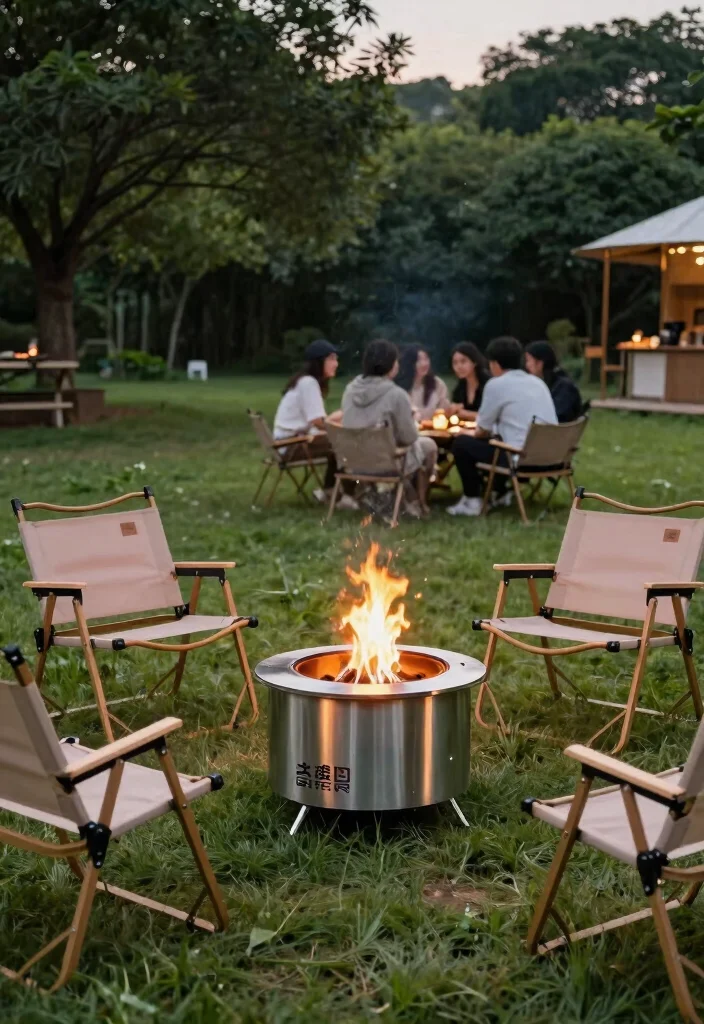 12 Fire Pit Garden Ideas Backyard Designs That Don't Need Gas Lines - 10. Portable Fire Pit for Versatile Enjoyment 1