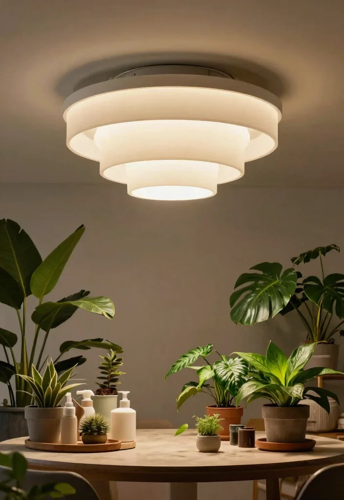 12 Modern Flush Mount Ceiling Light Ideas for Low Ceiling Rooms - 11. Multi-Tiered Flush Mount Lights 1