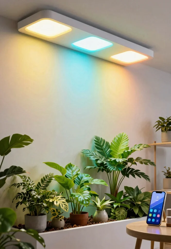 12 Modern Flush Mount Ceiling Light Ideas for Low Ceiling Rooms - 9. Smart Ceiling Lights 1