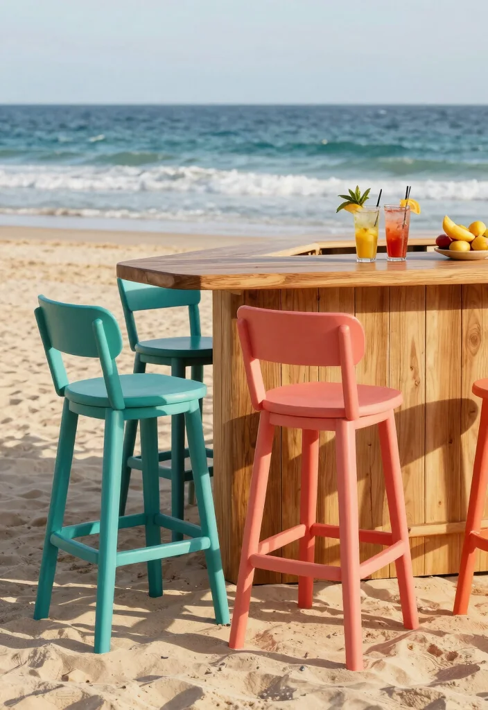 12 Outdoor Bar Stools That Don't Rust or Fade - 1. Polywood Bar Stool: Eco-Friendly and Durable 1
