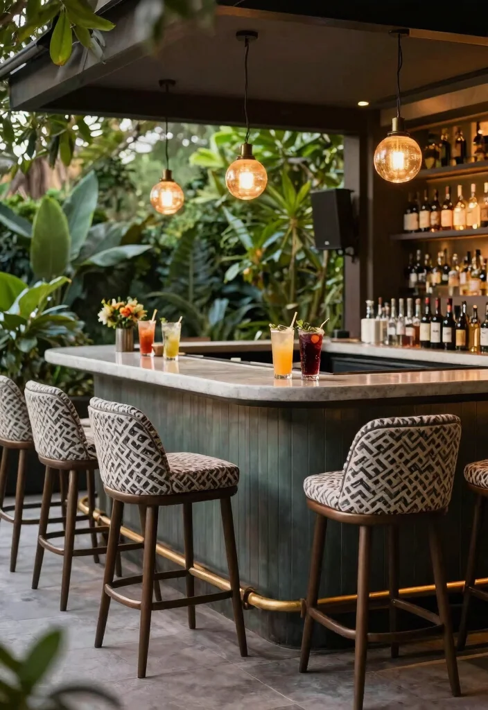 12 Outdoor Bar Stools That Don't Rust or Fade - 10. Bar Stools with Backrests: Added Support 1