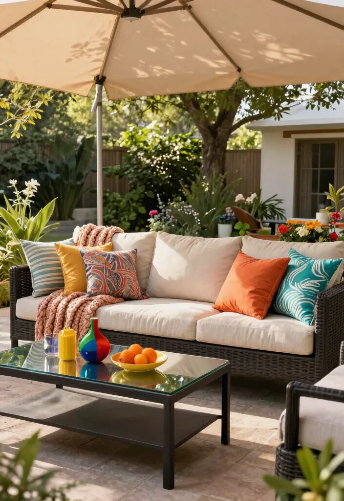 12 Outdoor Lounge Furniture Ideas That Handle Rain and Sun - 2. Cozy Outdoor Sofas 1