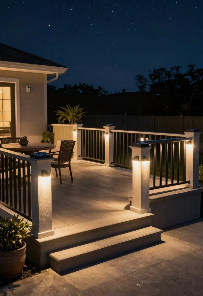 12 Outdoor Solar Lights That Stay Bright All Night on One Charge - 10. Solar Deck Lights for Stylish Safety 1