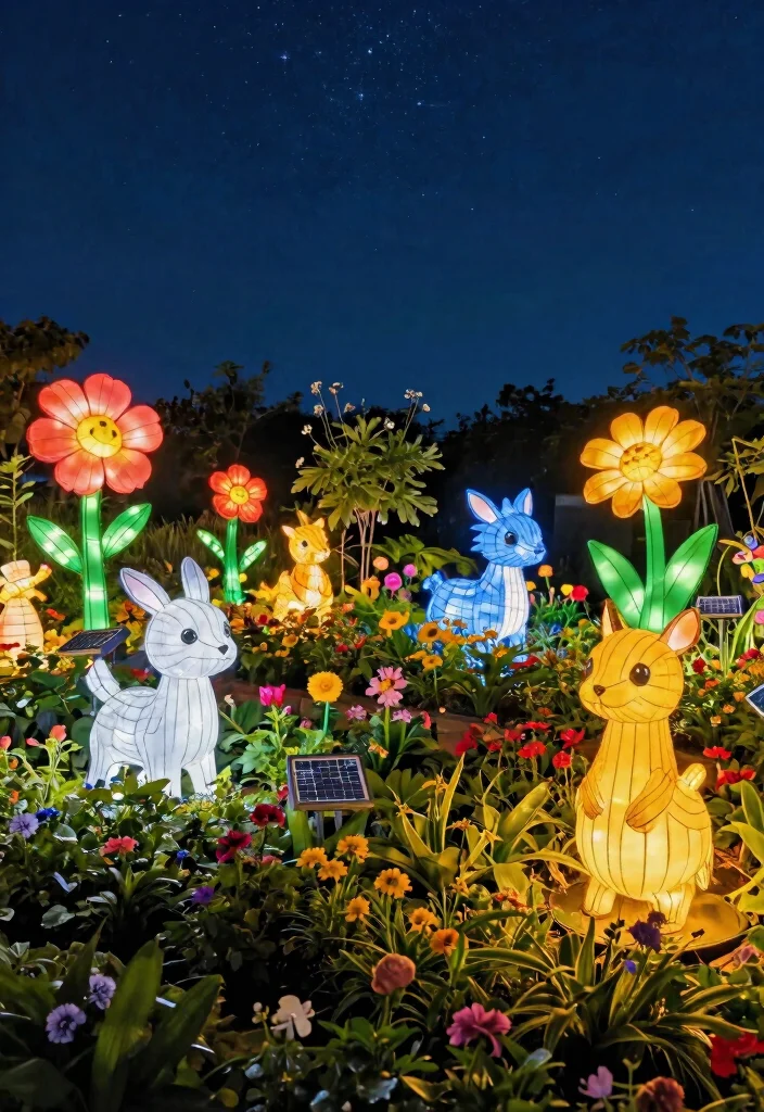 12 Outdoor Solar Lights That Stay Bright All Night on One Charge - 12. Unique Solar Light Sculptures for Artistic Flair 1