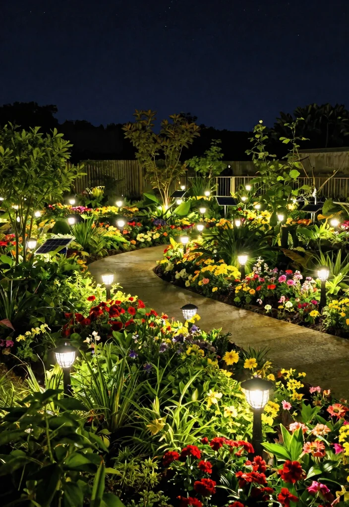 12 Outdoor Solar Lights That Stay Bright All Night on One Charge - 9. Solar LED Lights for Energy-Efficient Lighting 1