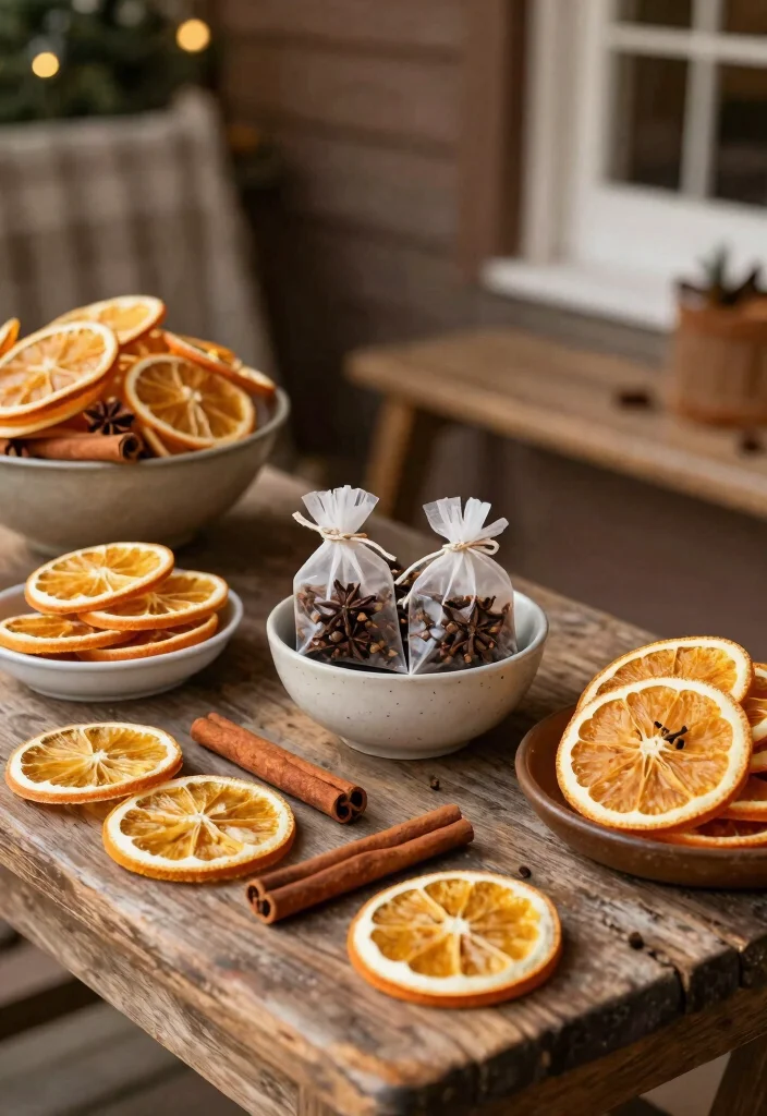 12 Rustic Christmas Porch Decorating Ideas on a Budget - 12. Scented Elements for Ambiance 1