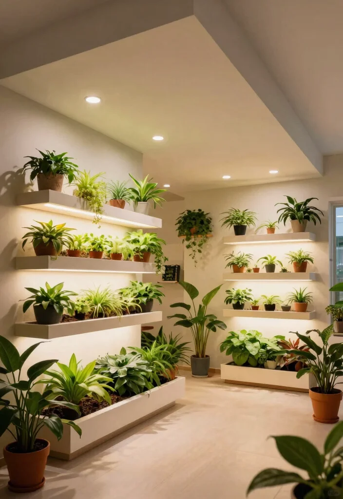 12 Sloped Ceiling Lighting Ideas That Brighten Every Corner - 3. Recessed Lighting for a Sleek Look 1