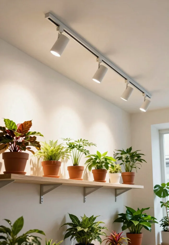 12 Sloped Ceiling Lighting Ideas That Brighten Every Corner - 5. Track Lighting for Flexible Illumination 1