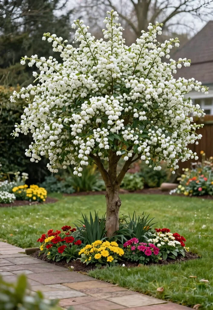12 Small Trees for Front Yards That Don't Outgrow the Space - 10. Snowbell Tree 1