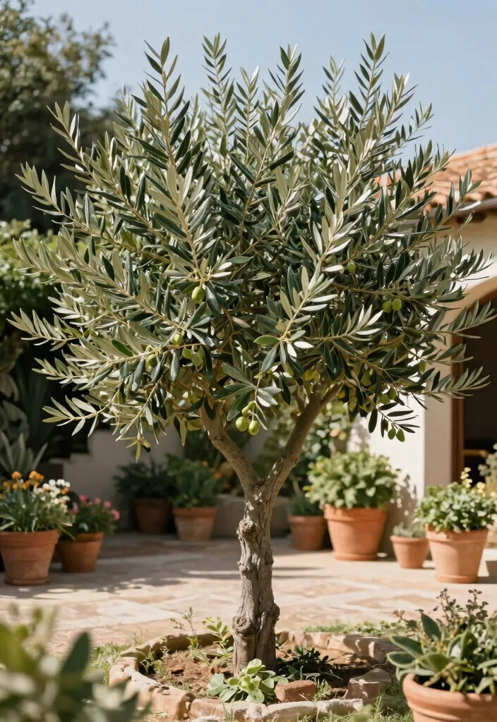 12 Small Trees for Front Yards That Don't Outgrow the Space - 11. Olive Tree 1