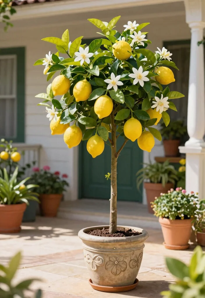 12 Small Trees for Front Yards That Don't Outgrow the Space - 3. Meyer Lemon Tree 1