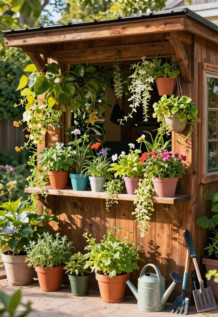 12 Space-Saving Outdoor Bodega Ideas for Your Patio - 1. Vertical Planters for Space Efficiency 1
