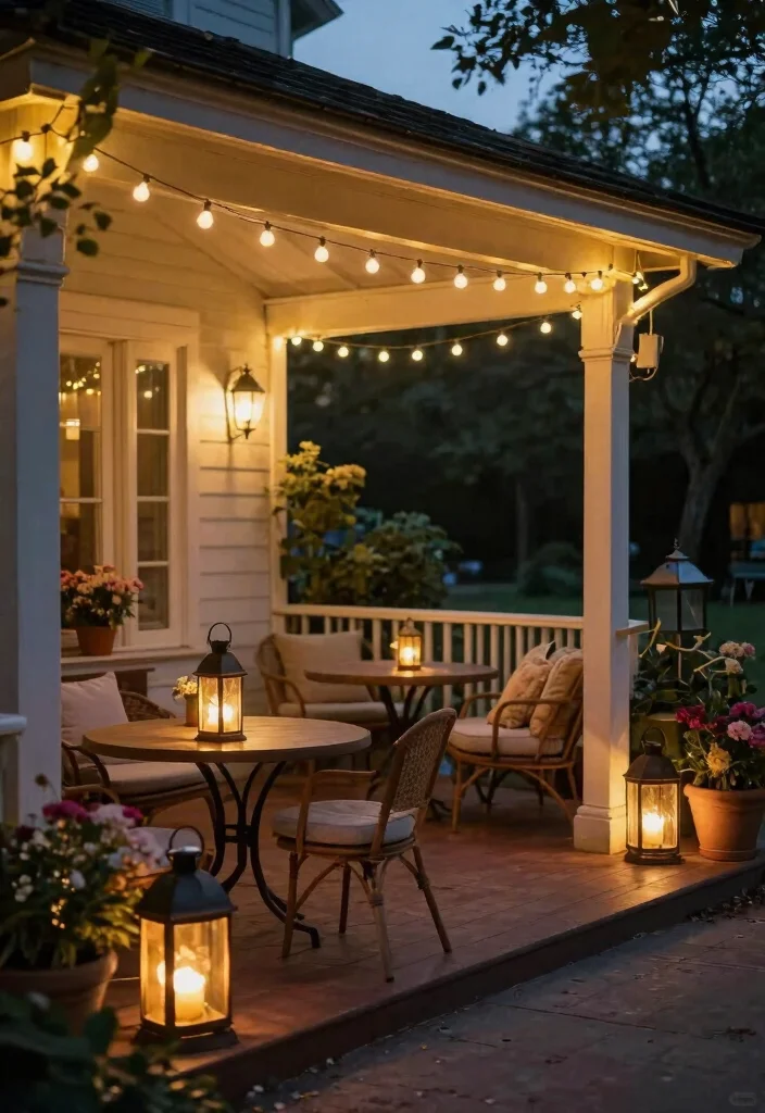 12 Spring Front Porch Ideas That Transition Easily From Winter - 6. Elegant Lanterns and Lighting 1