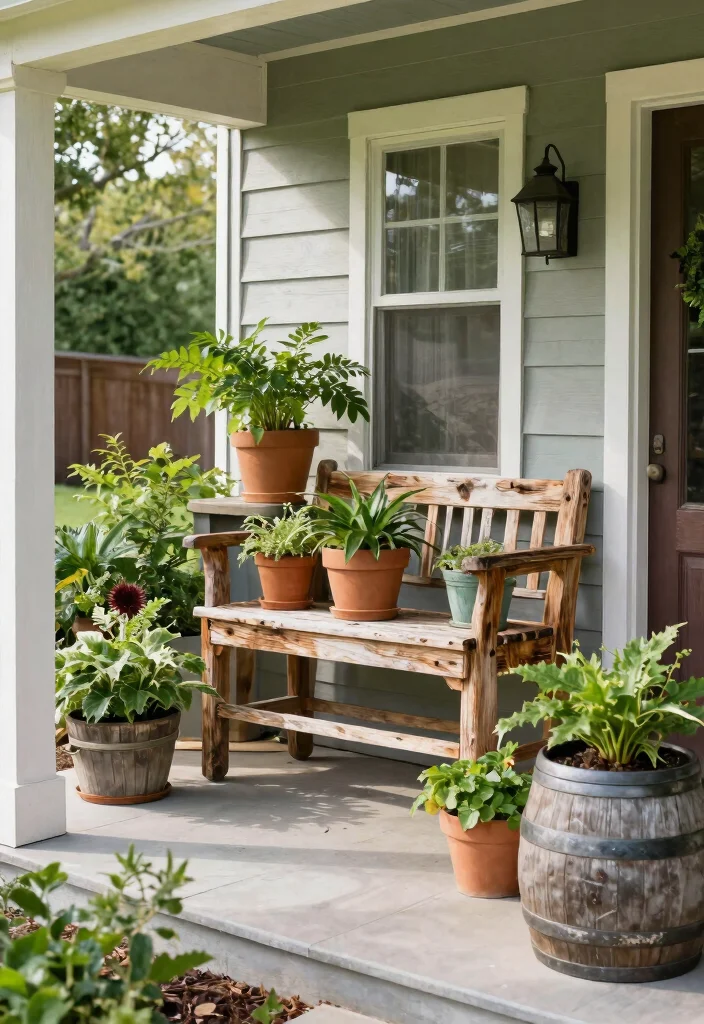12 Spring Front Porch Ideas That Transition Easily From Winter - 9. Eco-Friendly Elements 1