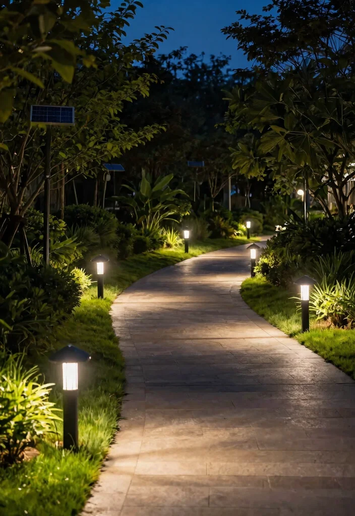 14 Backyard String Lights That Stay Up Without Drilling - 12. Pathway Solar Lights 1