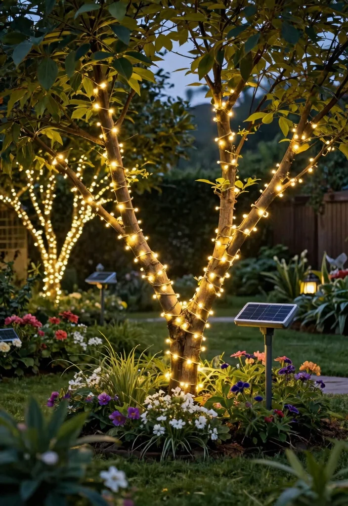 14 Backyard String Lights That Stay Up Without Drilling - 8. Adjustable Solar String Lights 1