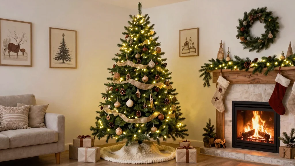 14 Farmhouse Christmas Tree Ideas That Feel Rustic Without Looking Messy