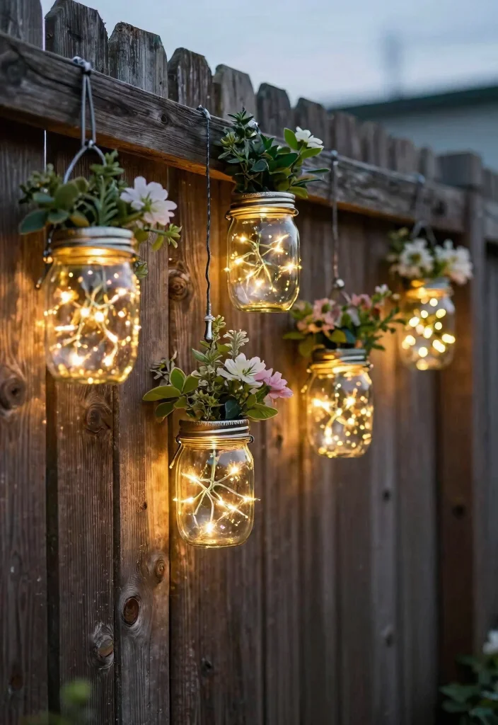 14 Farmhouse Wall Sconces That Work Without Hardwiring - 5. Farmhouse Mason Jar Sconce 1