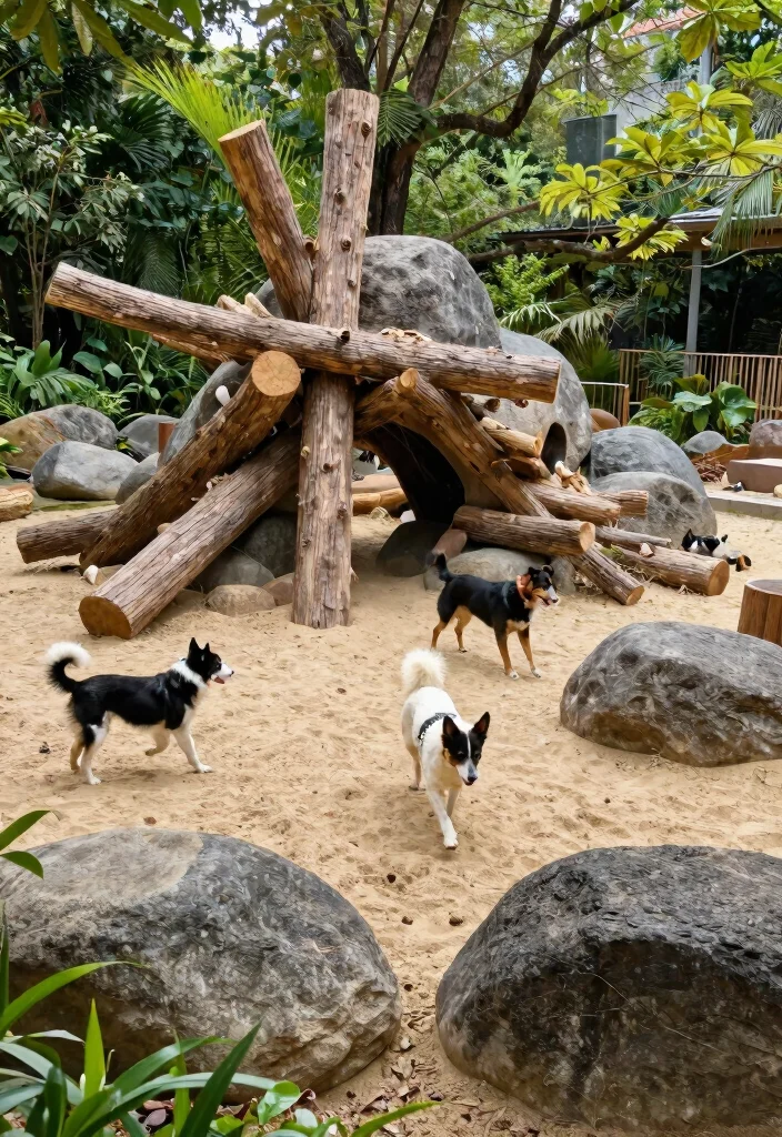 14 Outdoor Dog Runs That Give Your Pup Room Without Digging Up Grass - 12. Natural Playgrounds: Creative and Engaging 1