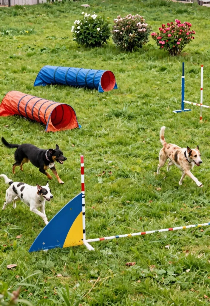 14 Outdoor Dog Runs That Give Your Pup Room Without Digging Up Grass - 9. Engaging Dog Run: Agility and Fun 1