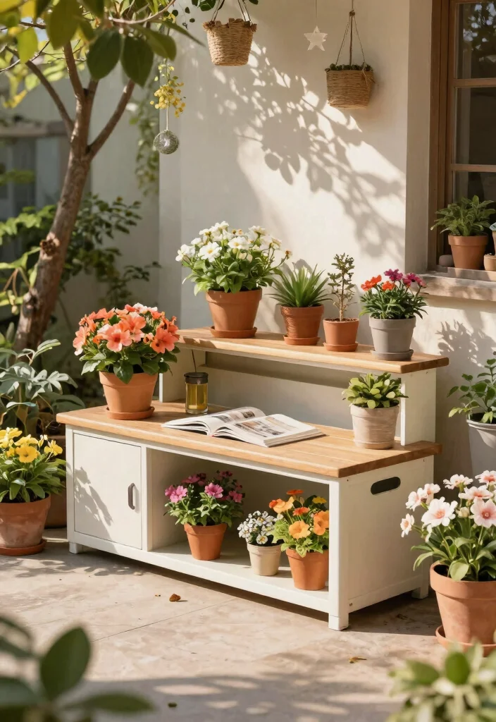 14 Outdoor Storage Bench Ideas That Keep Cushions Dry and Organized - 4. Multi-Functional Storage Bench for Small Spaces 1