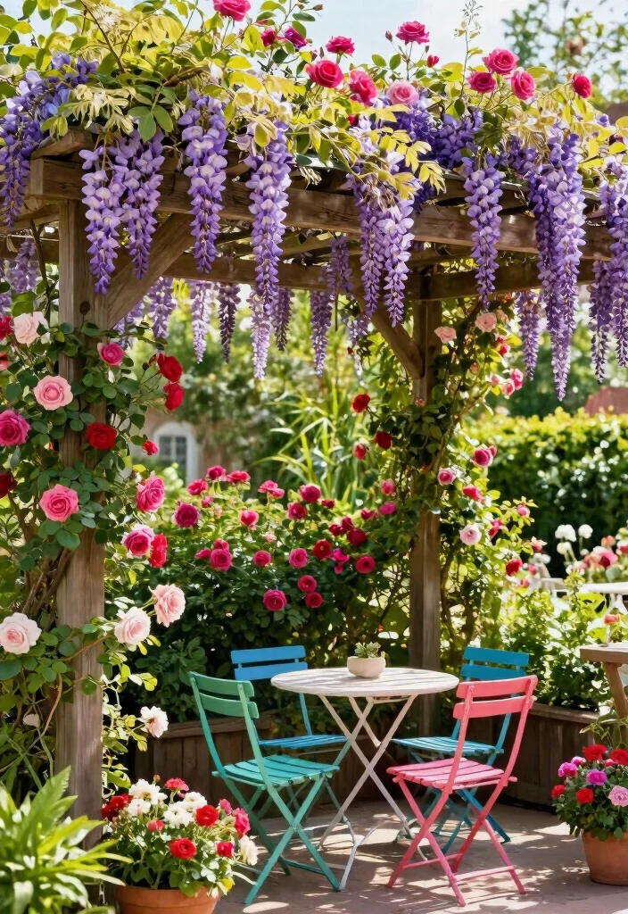 14 Pergola Decor Ideas That Add Shade Without Full Walls - 1. Lush Climbing Plants 1