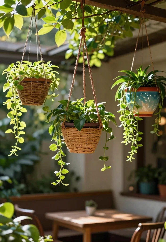 14 Planter Box Ideas on a Budget That Look High-End - 3. Hanging Planters 1