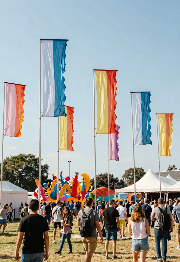 15 Festival Decorations Outdoor That Survive Wind and Rain - 11. Wind-Resistant Flags 1