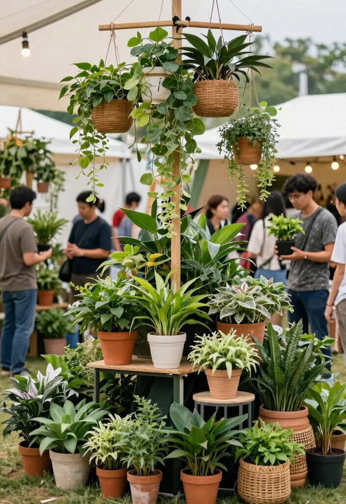 15 Festival Decorations Outdoor That Survive Wind and Rain - 9. Sustainable Plant Decor 1