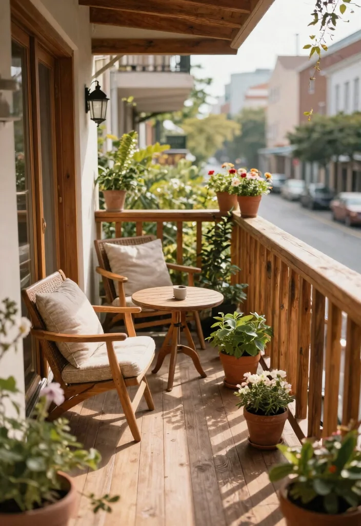 15 MS Railing Design Balcony Ideas That Meet Code and Look Modern - 8. Rustic Wood Railings 1