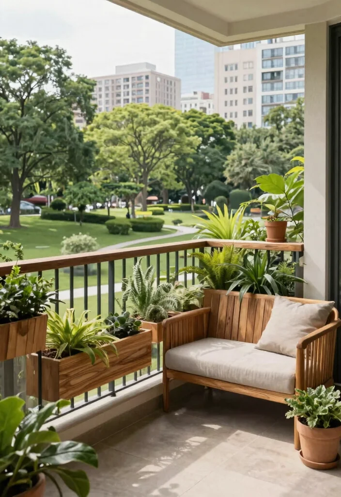 15 MS Railing Design Balcony Ideas That Meet Code and Look Modern - 9. Biophilic Design in Railing 1