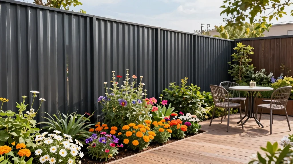 15 Metal Panel Fence Ideas That Go Up Fast and Last for Years