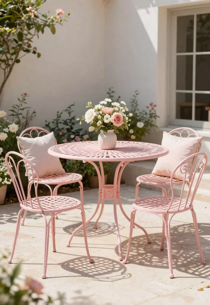 15 Metal Patio Furniture Sets That Don't Rust or Need Repainting - 6. Timeless Textures: Powder-Coated Steel Sets 1