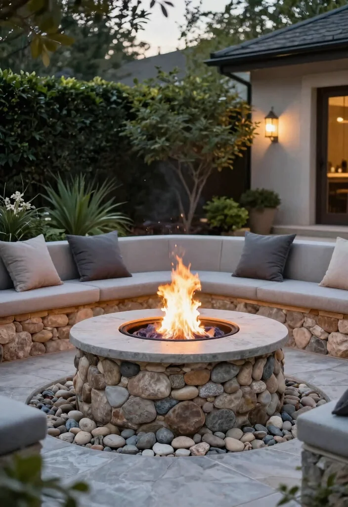15 Simple Fire Pit Ideas for Your Backyard Without a Full Build-Out - 7. In-Ground Fire Pit 1