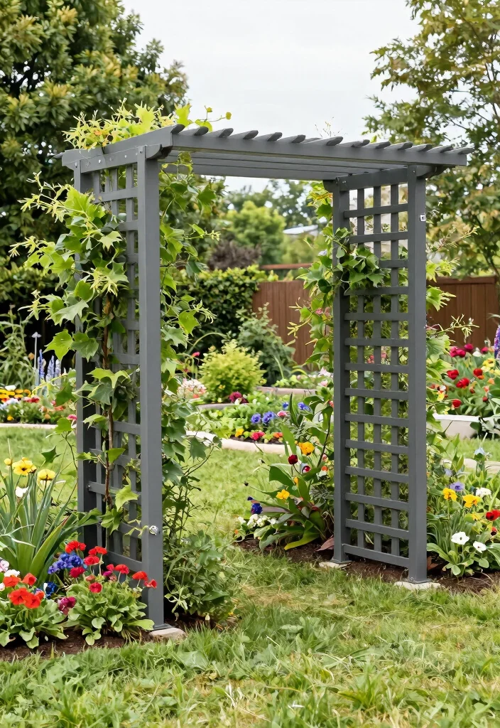 15 Trellis Fence Ideas That Add Privacy Without Blocking Light - 10. Retractable Trellis 1