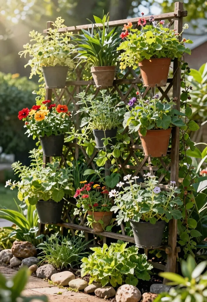 15 Trellis Fence Ideas That Add Privacy Without Blocking Light - 2. Vertical Garden Trellis 1