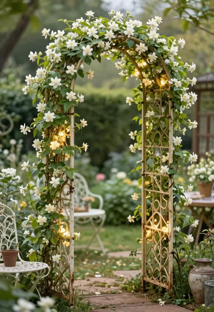 15 Trellis Fence Ideas That Add Privacy Without Blocking Light - 7. Vintage Chic Trellis 1